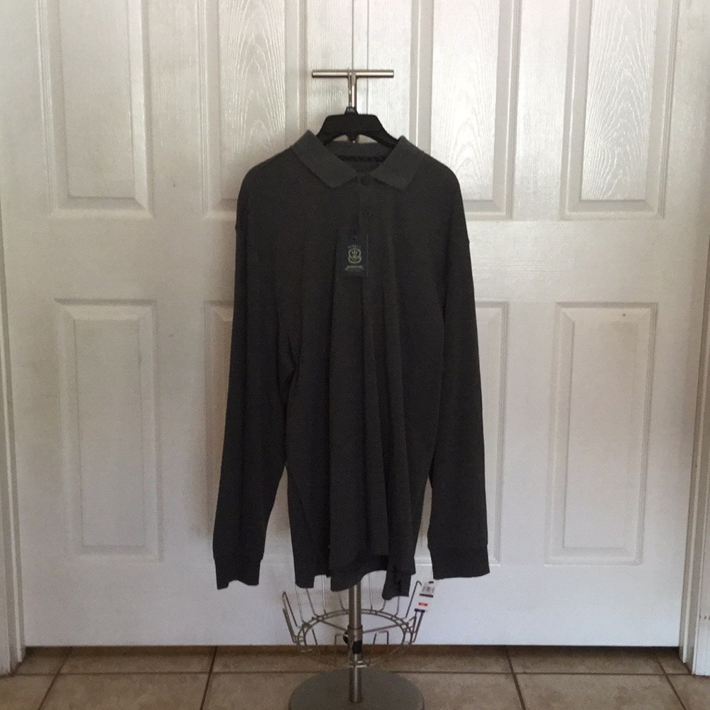 Long sleeve polo shirt
